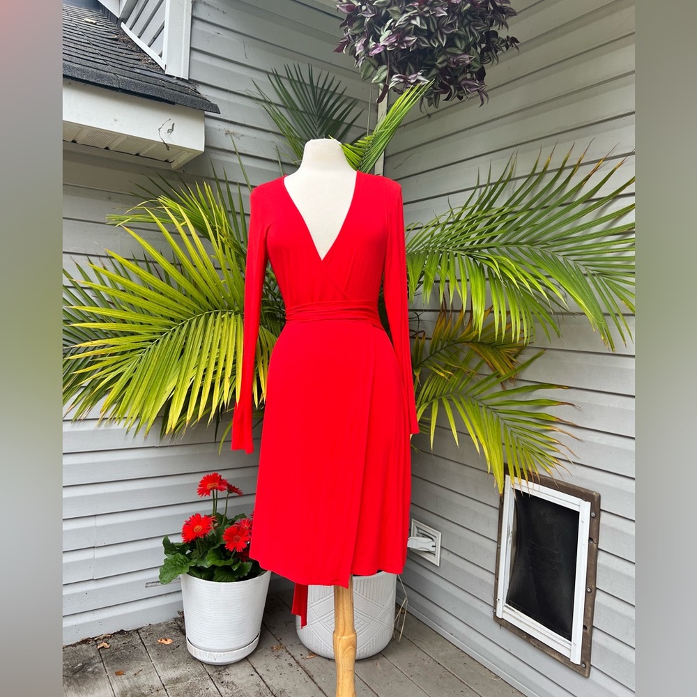 Moda International Faux Wrap Dress